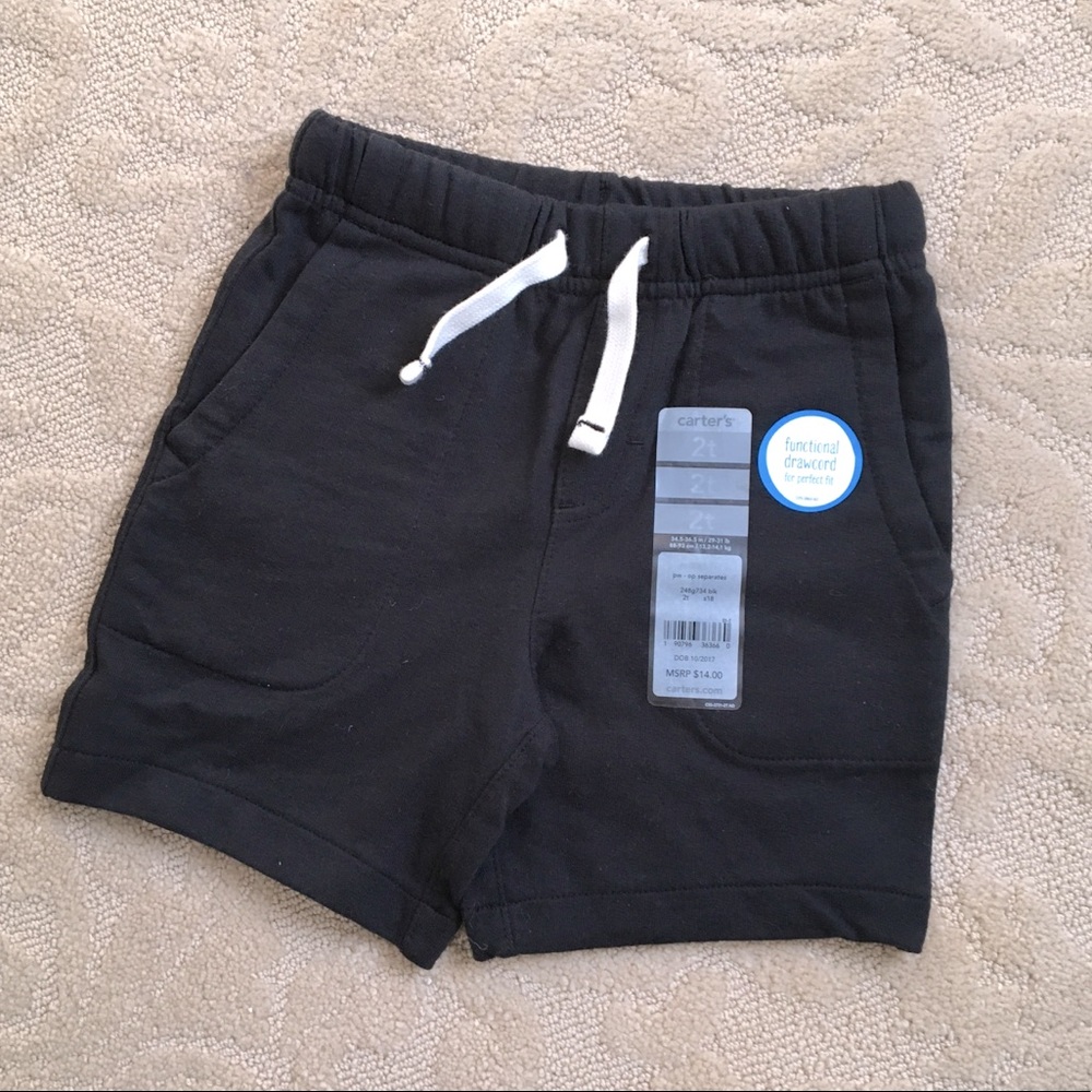 Toddler Black Shorts